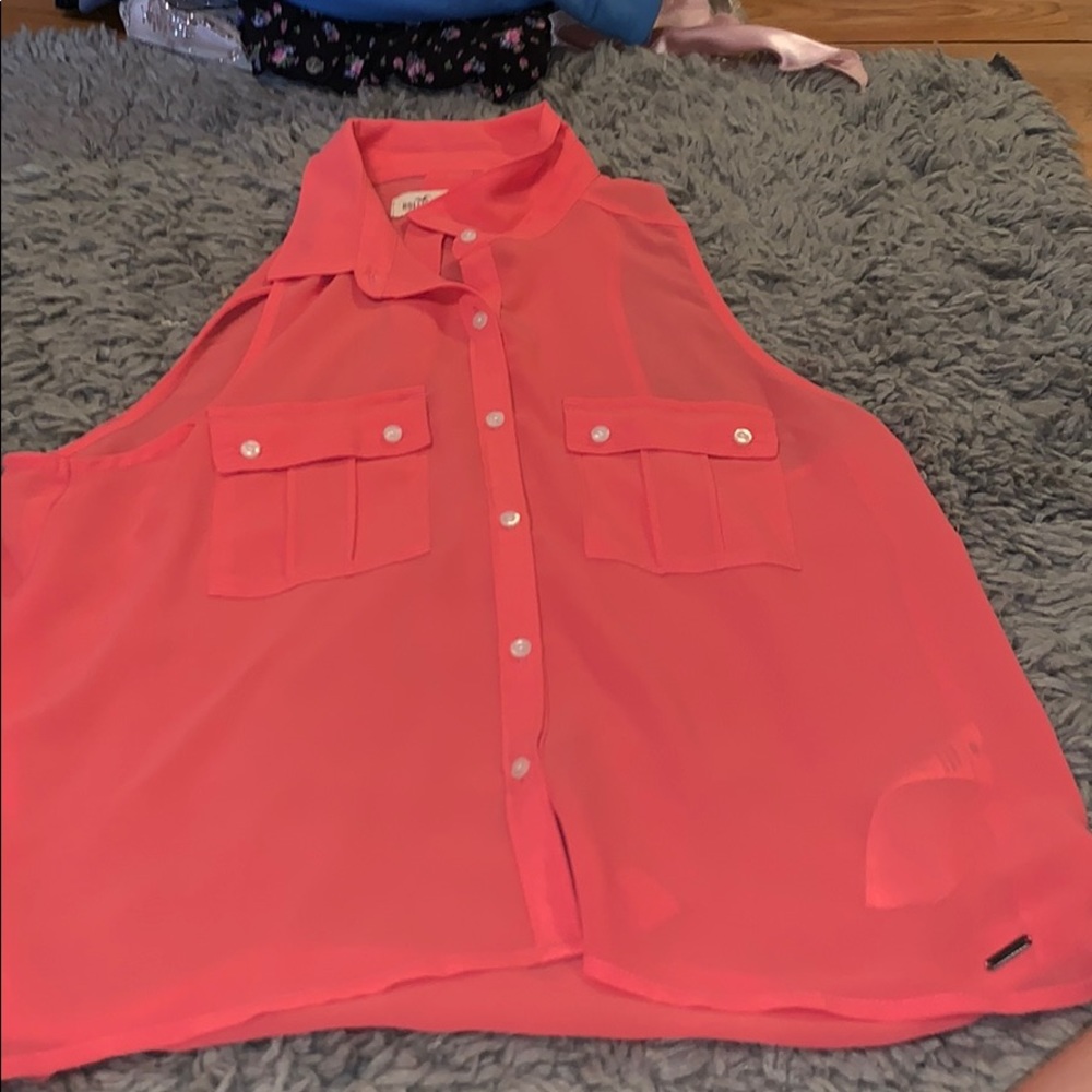 Hollister sheer tank top